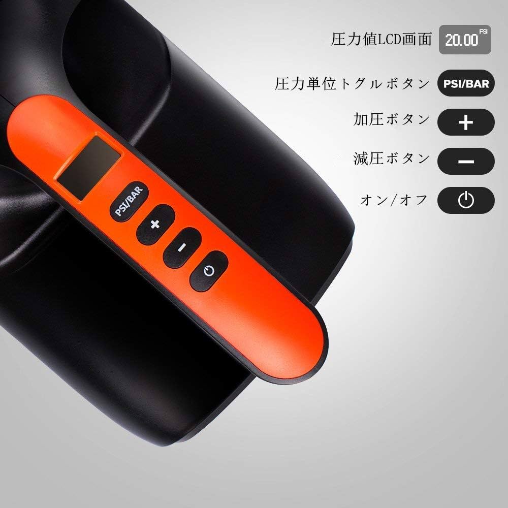 Amazon.co.jp: 電動エアーポンプ DC12V 空気入れ&空気抜き 両